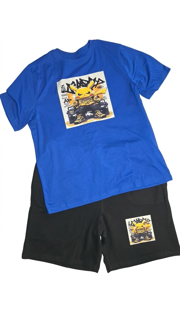 Custom T-Shirt & Shorts Set | Personalized Matching Outfit