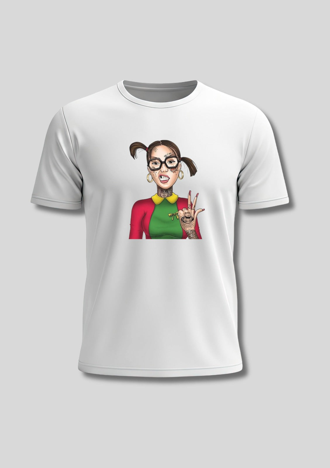Rebel Women's Cotton T-Shirt | Bold Custom Print for the Fearless