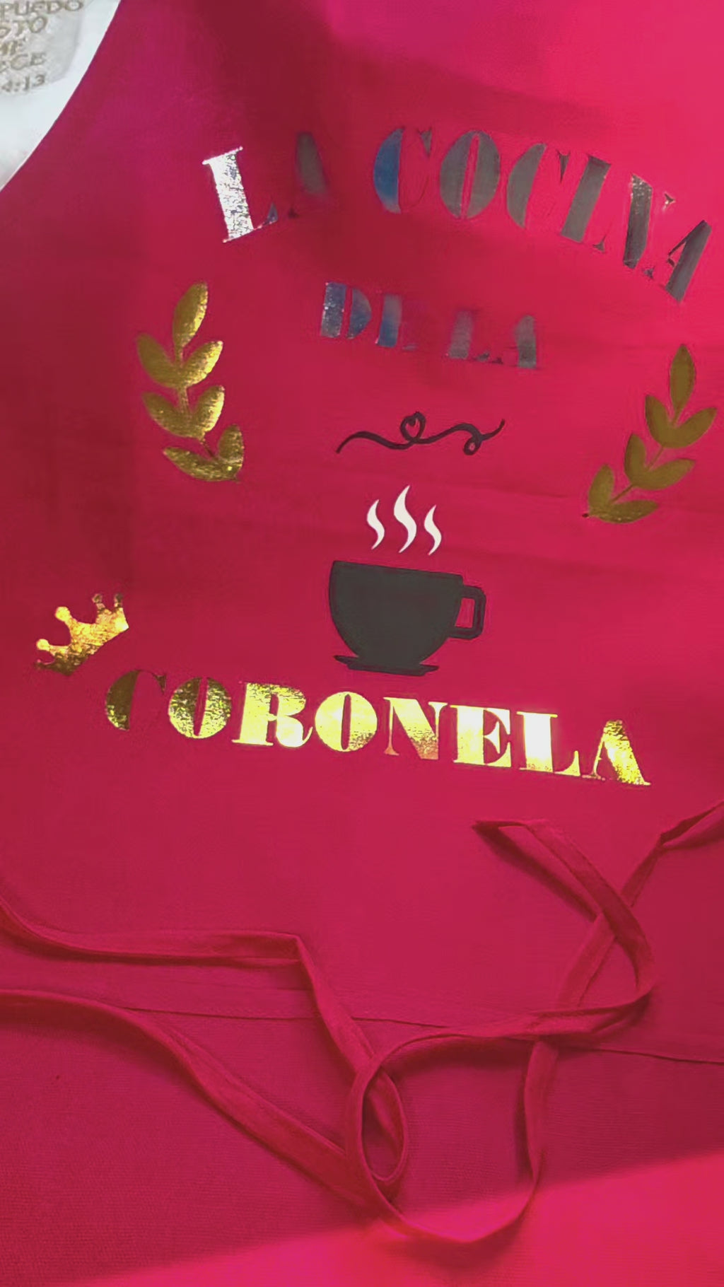 Personalized apron